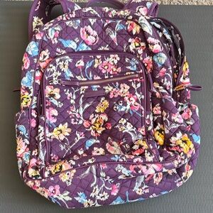 Floral Purple Backpack